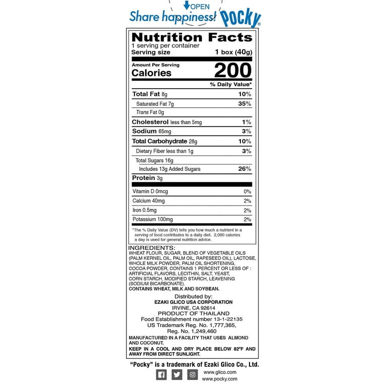 Glico Pocky Biscuit Sticks, Cookies & Cream