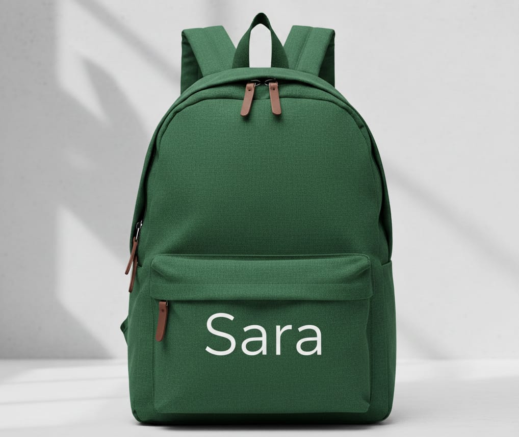 Custom Name On College / School bags