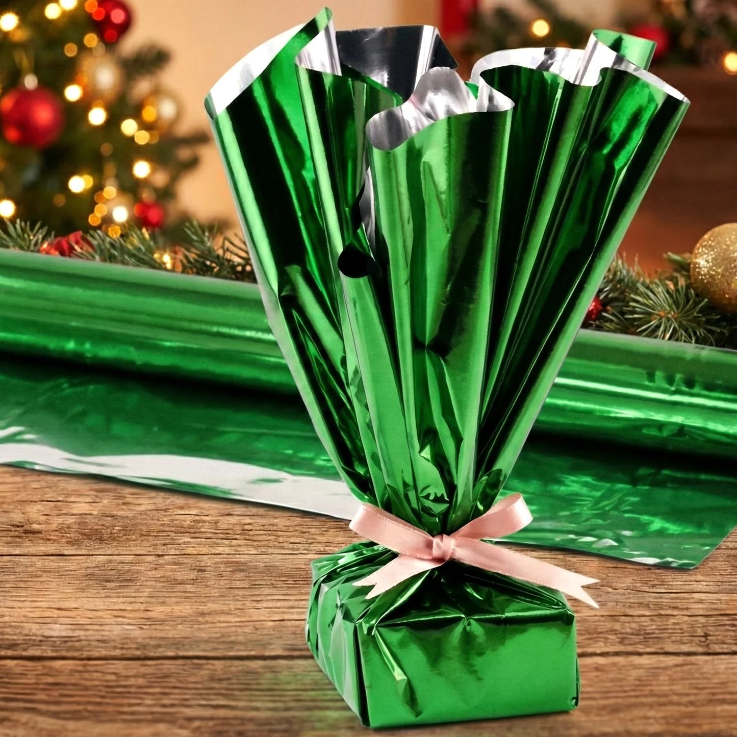 Premium Metallic Gift Wrapping Paper Sheets 45 Sheets Approx (70 X 50 Cm Mix Color)
