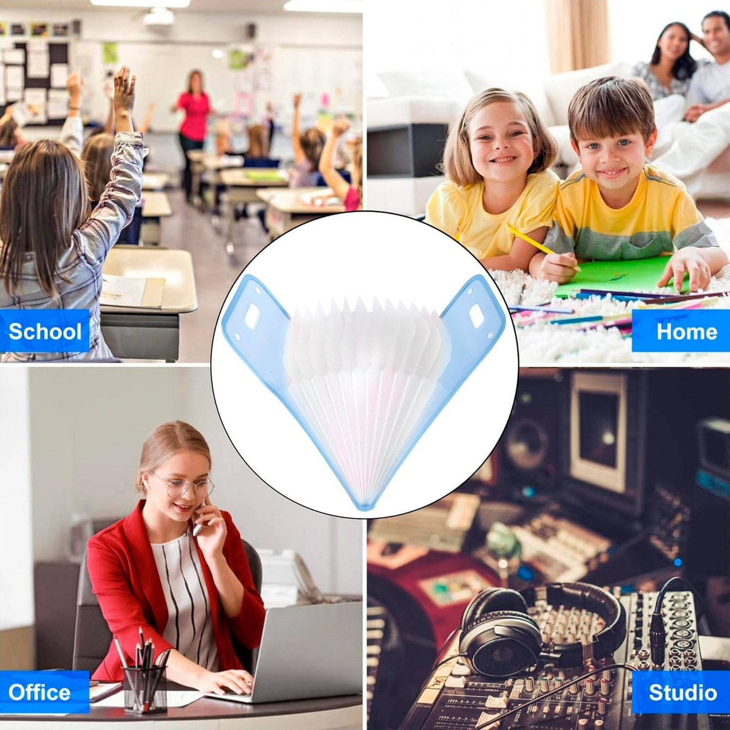 13 Pocket Document File Folder With Handle