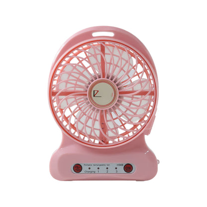Portable Usb Rechargeable Desk Fan (1 Pc)
