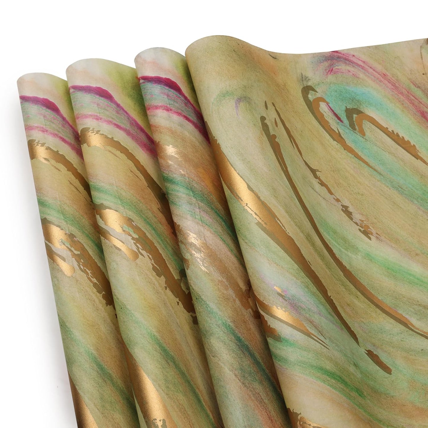 HANDPAINTED GIFT WRAPPING PAPER SHEETS