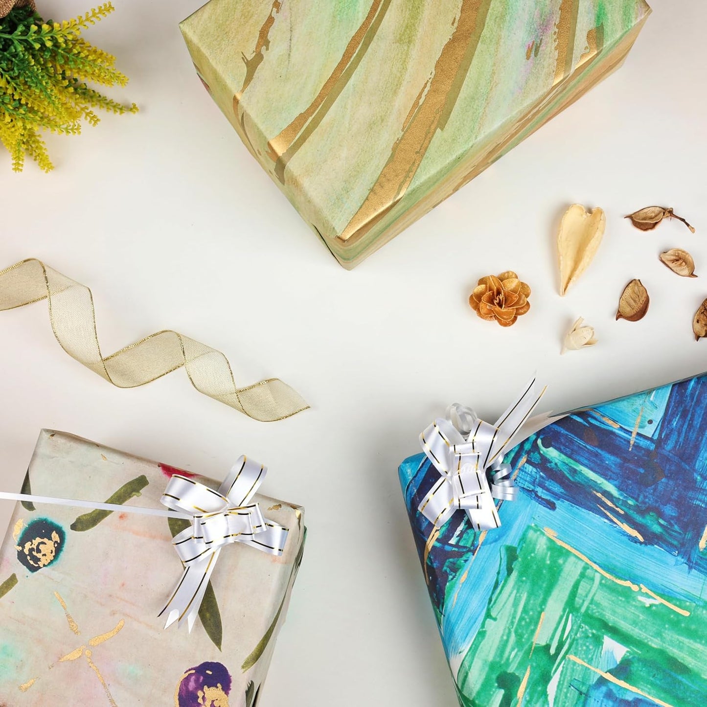 HANDPAINTED GIFT WRAPPING PAPER SHEETS