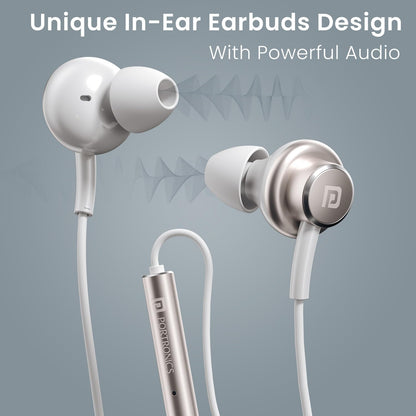 PORTRONICS CONCH SIGMA A WIRED EARPHONES