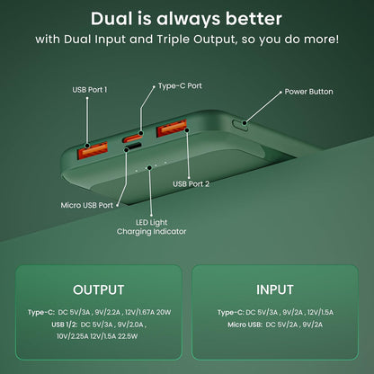 HAMMER ULTRA CHARGE 10000MAH POWER BANK