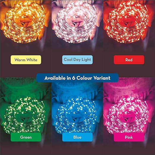 CROMPTON GALAXY DECORATION COPPER USB POWERED STRING FAIRY LIGHTS