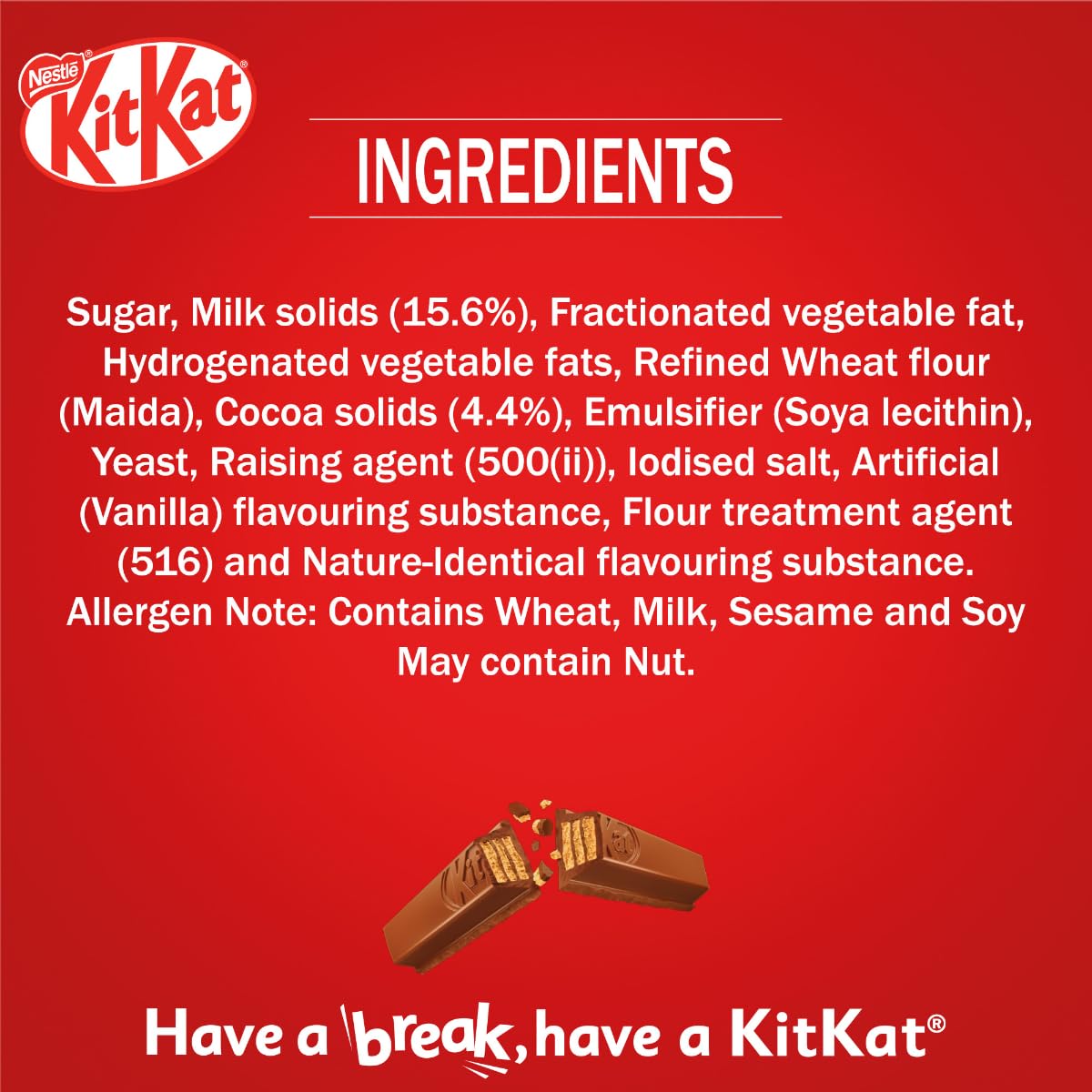 KIT KAT Minis, Choco Coated Wafer Bar