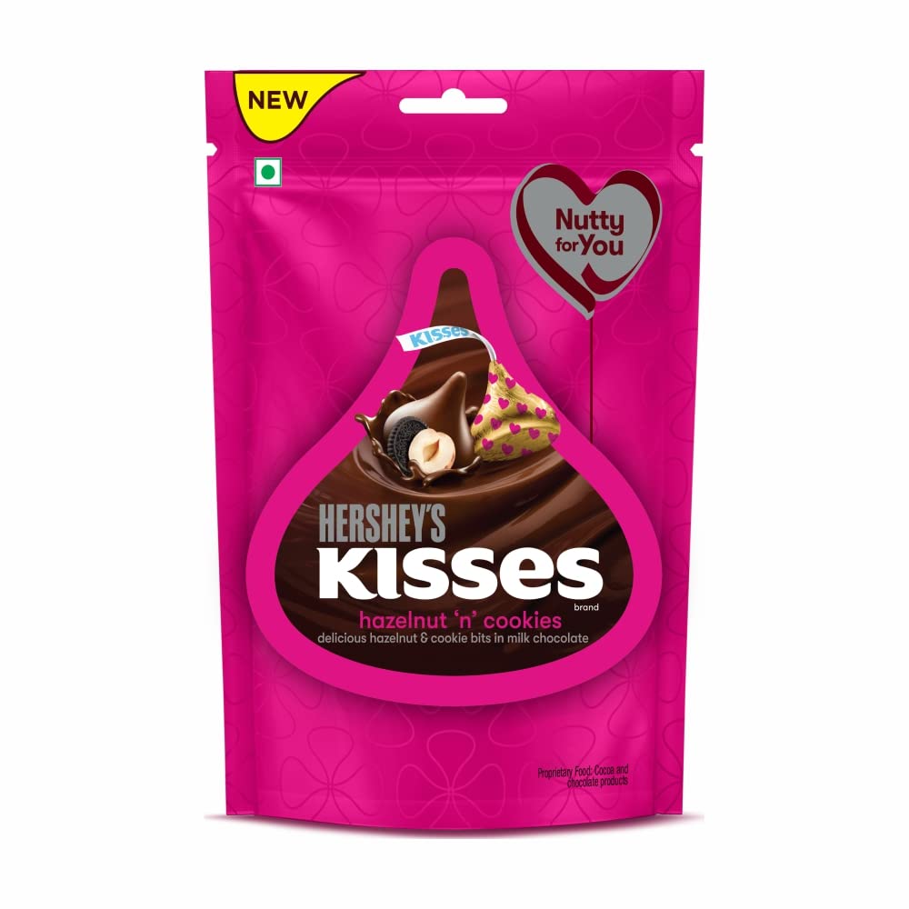 HERSHEY'S Kisses Hazelnut 'N' Chocolate Cookies