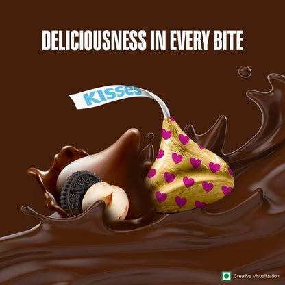 HERSHEY'S Kisses Hazelnut 'N' Chocolate Cookies