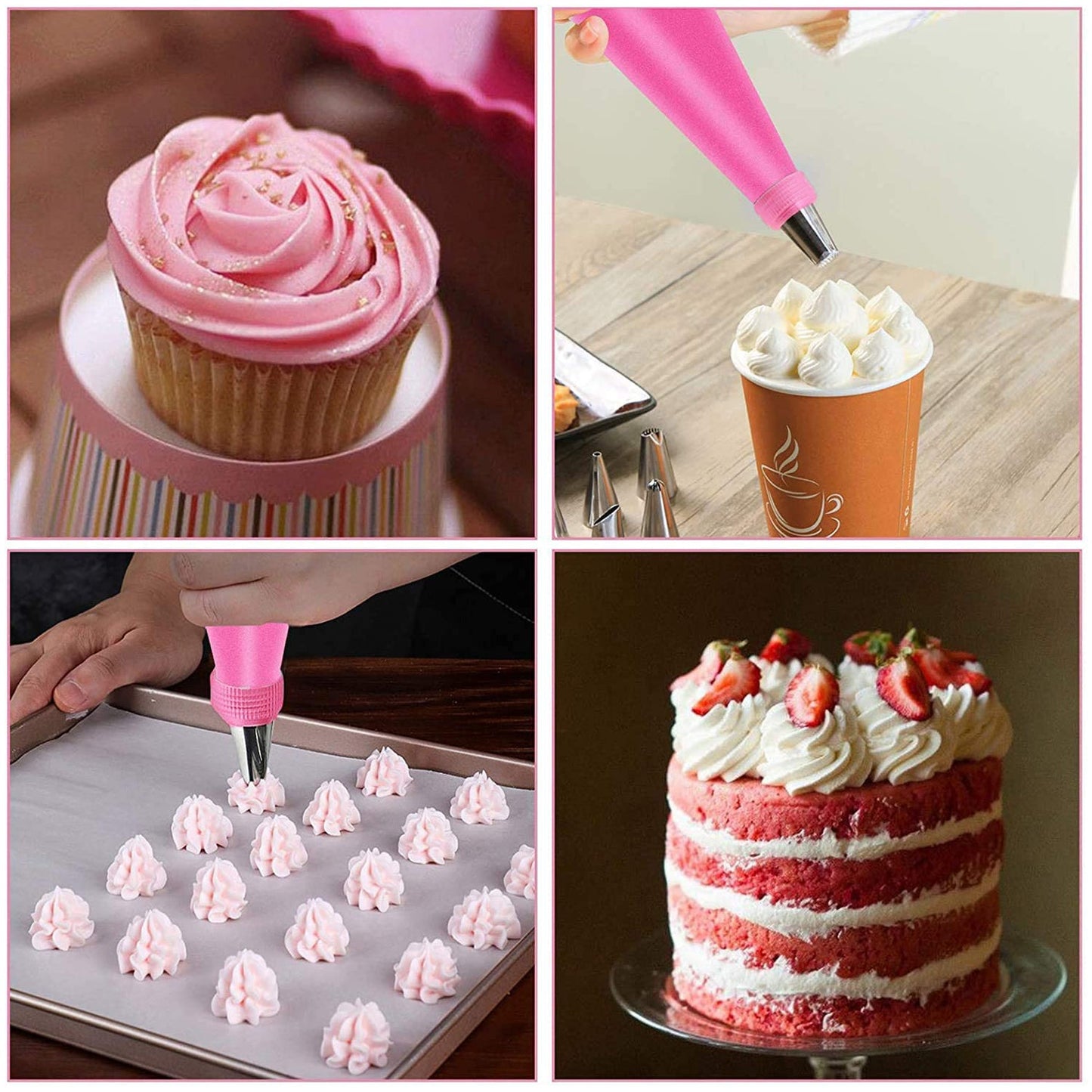 4722 Cake Nozzle Set And Cake Nozzle Tool Used For Making Cake And Pastry Decorations.