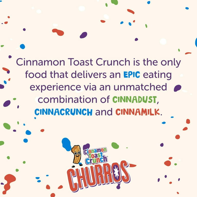 Cinnamon Toast Crunch Breakfast Cereal Cup, Single Serve Cereal,
