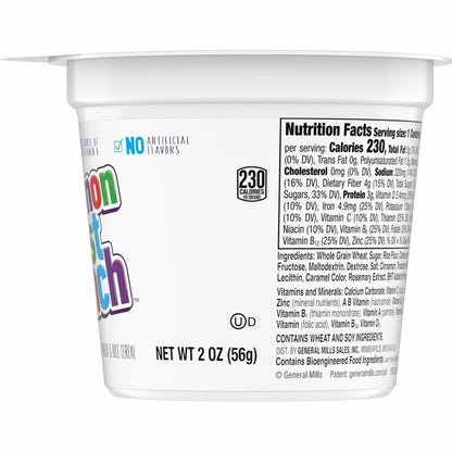 Cinnamon Toast Crunch Breakfast Cereal Cup, Single Serve Cereal,