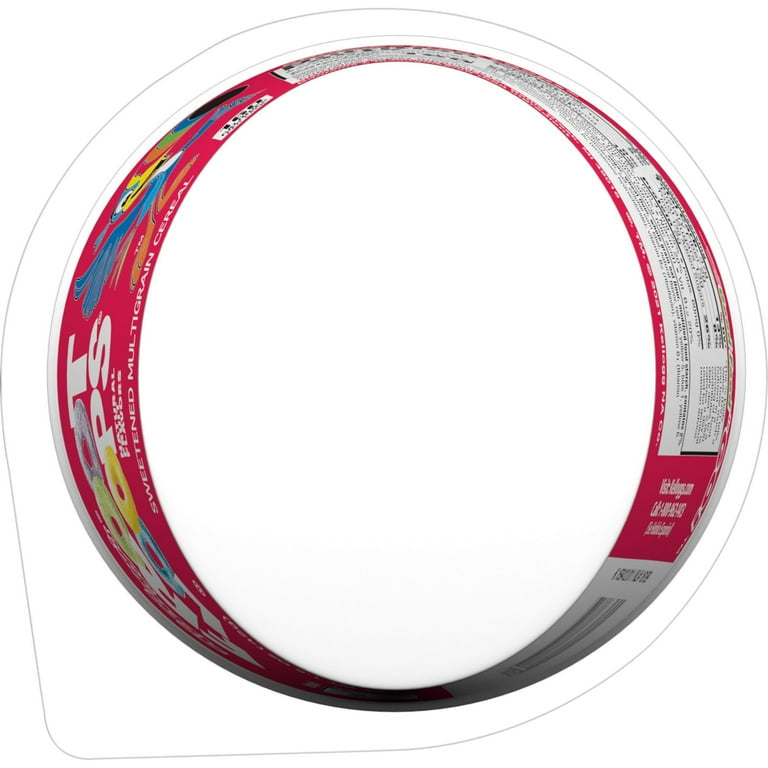 Kellogg's Froot Loops Cold Breakfast Cereal Cup, Fruit Flavored, Breakfast Snacks with Vitamin C, Original, 1.5oz Cup