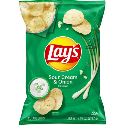Lay's Sour Cream & Onion Flavor Potato Chips