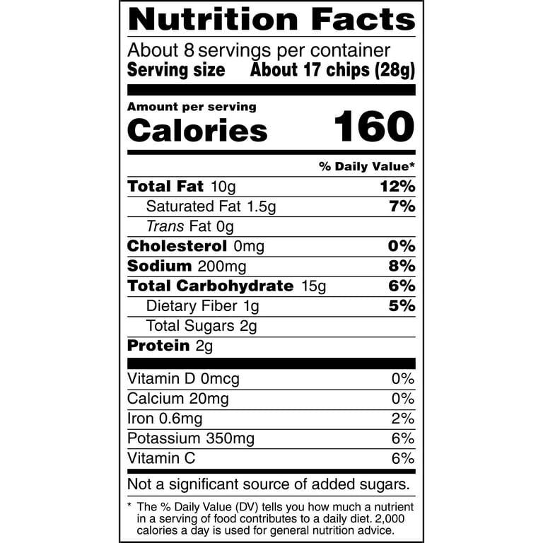 Lay's Sour Cream & Onion Flavor Potato Chips