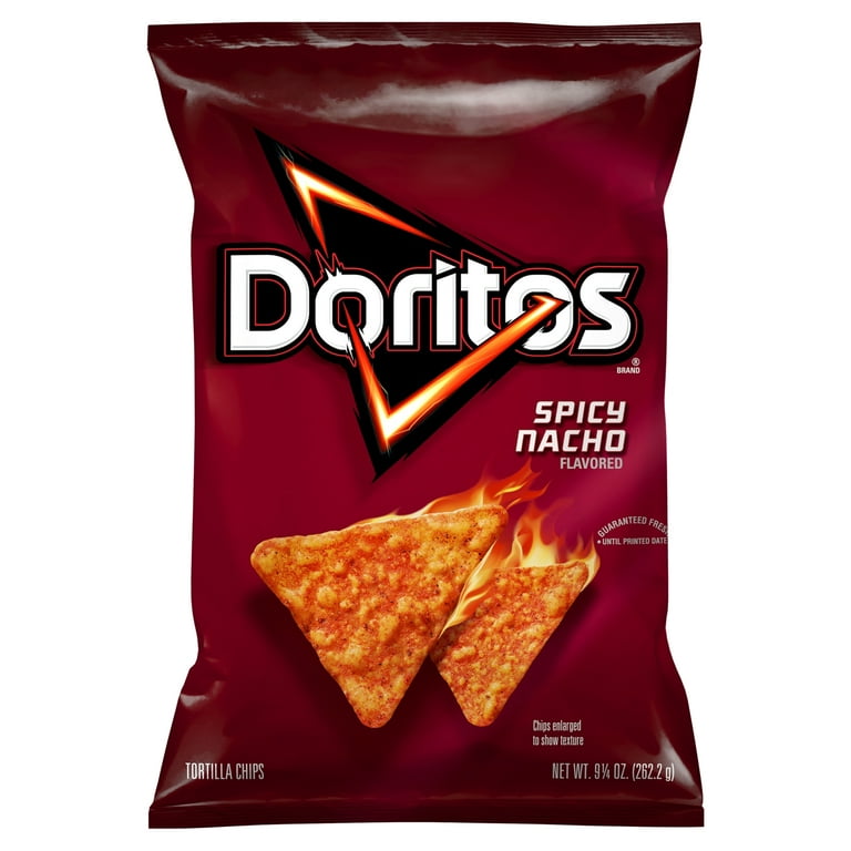 Doritos Spicy Nacho Flavored Tortilla Chips