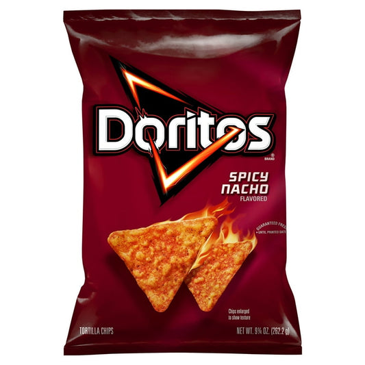 Doritos Spicy Nacho Flavored Tortilla Chips