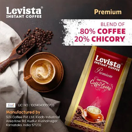 Levista Premium Chicory Mix 80:20 Instant Coffee