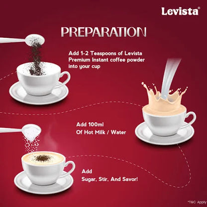 Levista Premium Chicory Mix 80:20 Instant Coffee