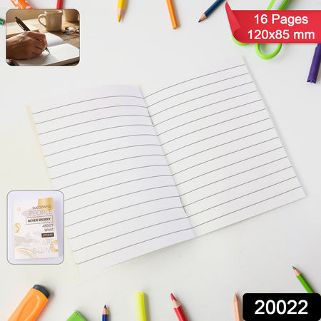 Compact Ruled Notebook  (120  85 Mm 1 Pc)