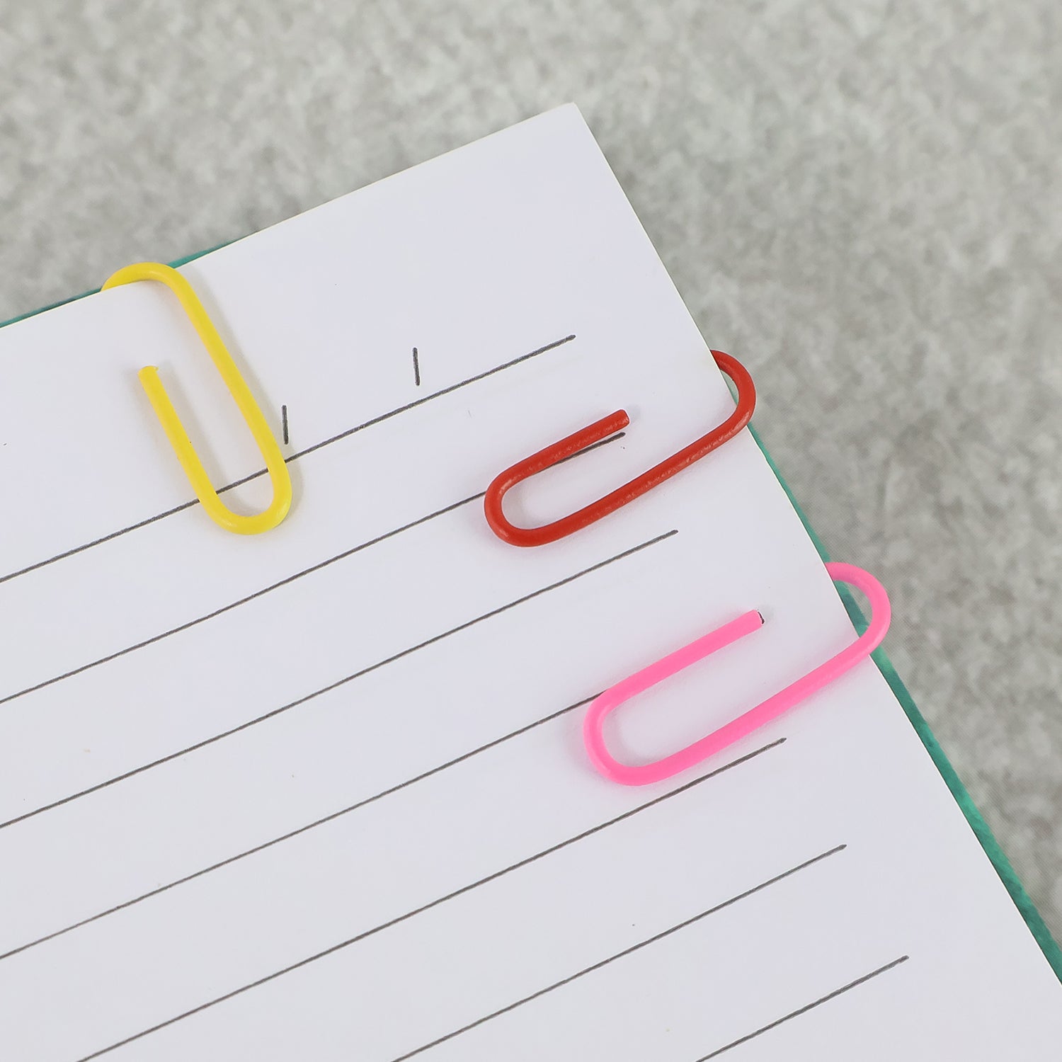 Vinyl-coated Paper Clips - (10 Pc  Set)