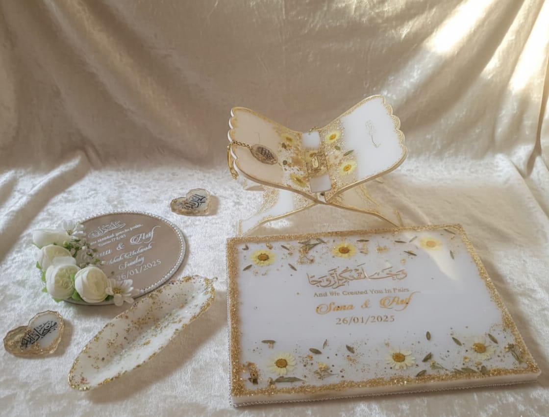 Luxury Resign Wedding Invitation Box