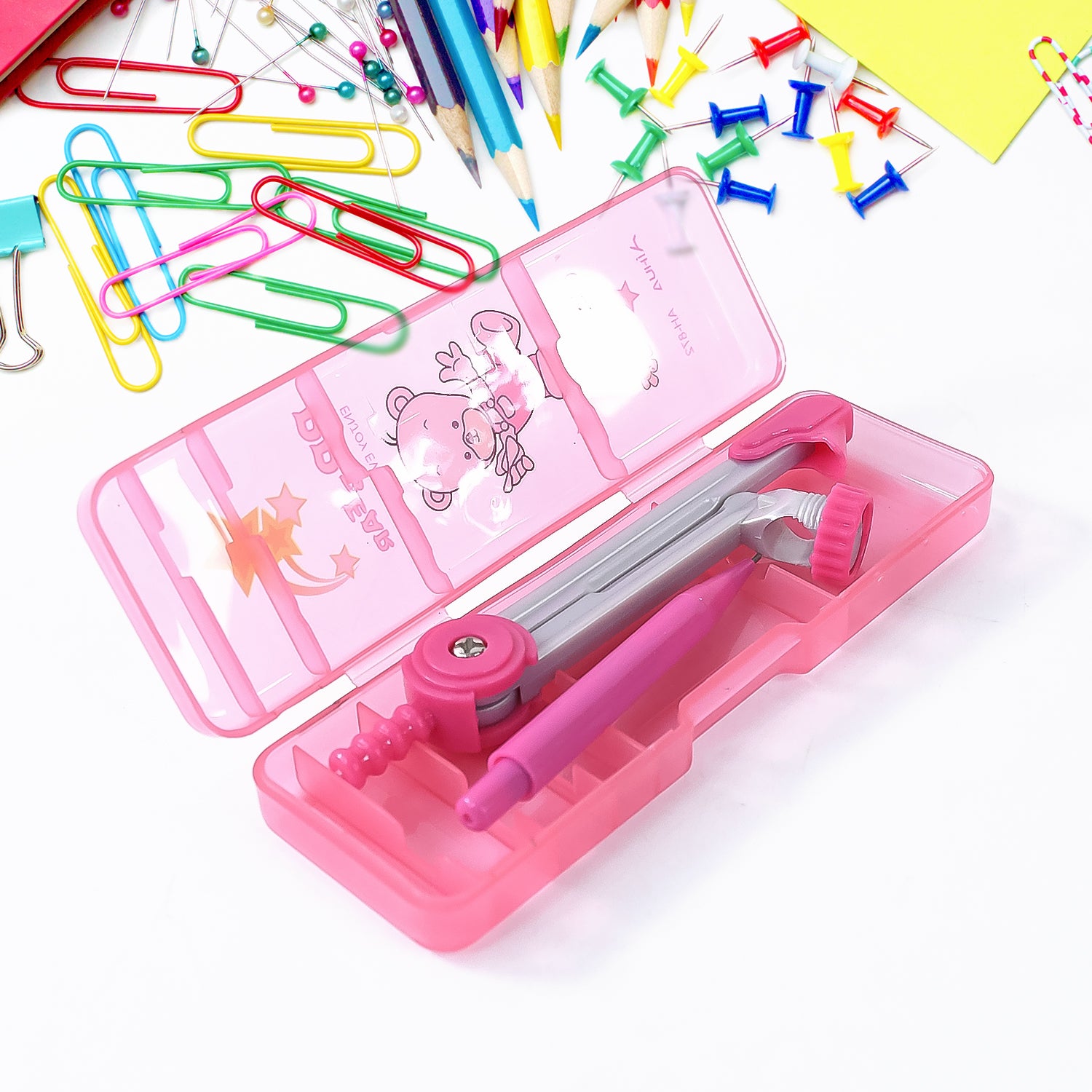 Geometry Compass Set For Kids (3 In 1  1 Set)