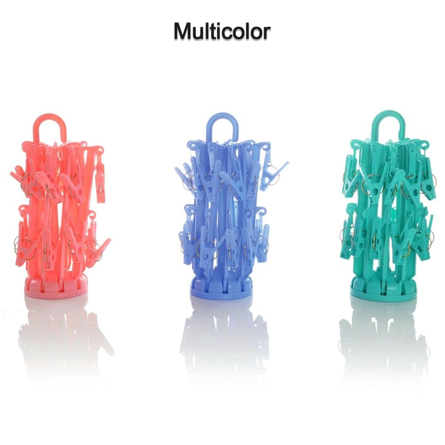 7045 Plastic Foldable Underwear Hanging Dryer Clothes Clips Hanger Drying Rack Clothes Hangers With 16 Clips Clip Hanger Drip Hanger For Drying Underwear Baby Clothes Socks Bras Towel Cloth Diapers Gloves