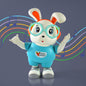 Swing Rabbit Musical Dancing Toy  Interactive Bunny With Lights Sounds (1 Pc  Battery Not Included)