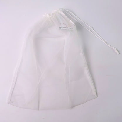 Reusable Transparent Drawstring Mesh Storage Bag (1 Pc)