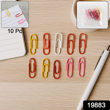 Vinyl-coated Paper Clips - (10 Pc  Set)