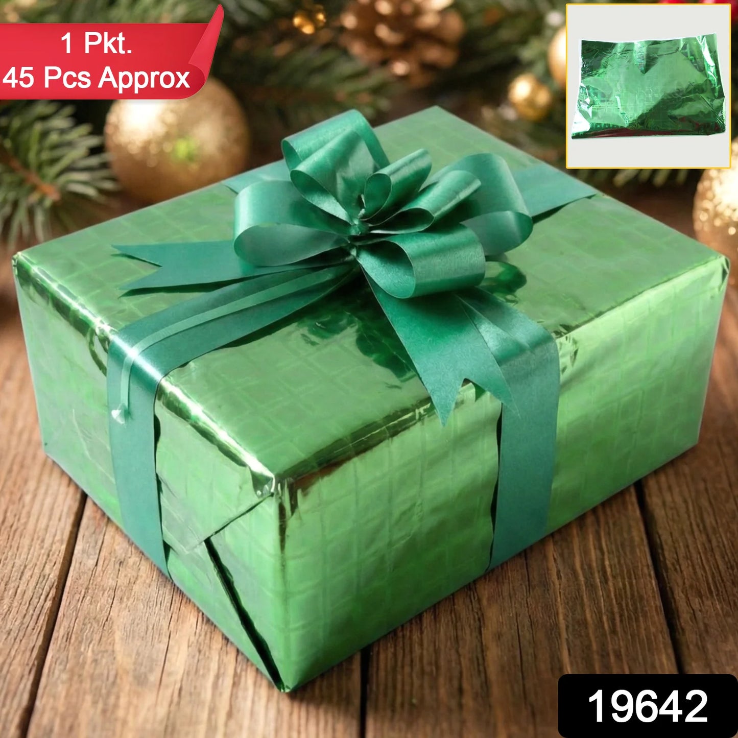 Premium Metallic Gift Wrapping Paper Sheets  45 Sheets Approx (70 X 50 Cm  Mix Color)
