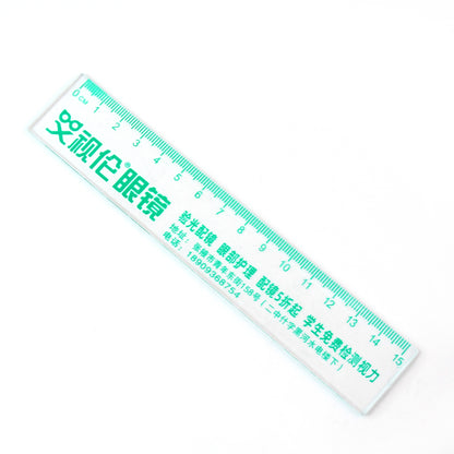 Premium Transparent Plastic Scale 15cm (1 Pc)